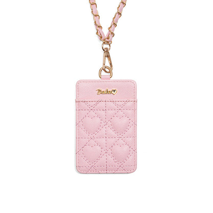 Fuchsia card holder