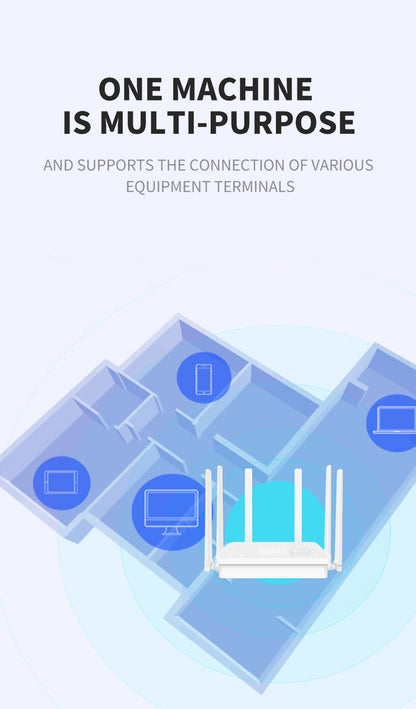 Whole house covers large apartments for home WiFi 6 Gigabit high-speed AX30005G dual-band wall-throu