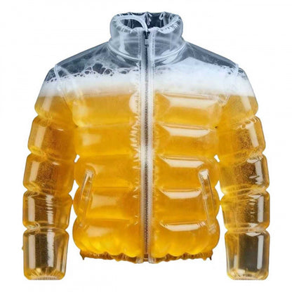 Transparent Beer-Filled Jacket for PoolsBeer JacketTransparent Beer-Filled Jacket for Pools