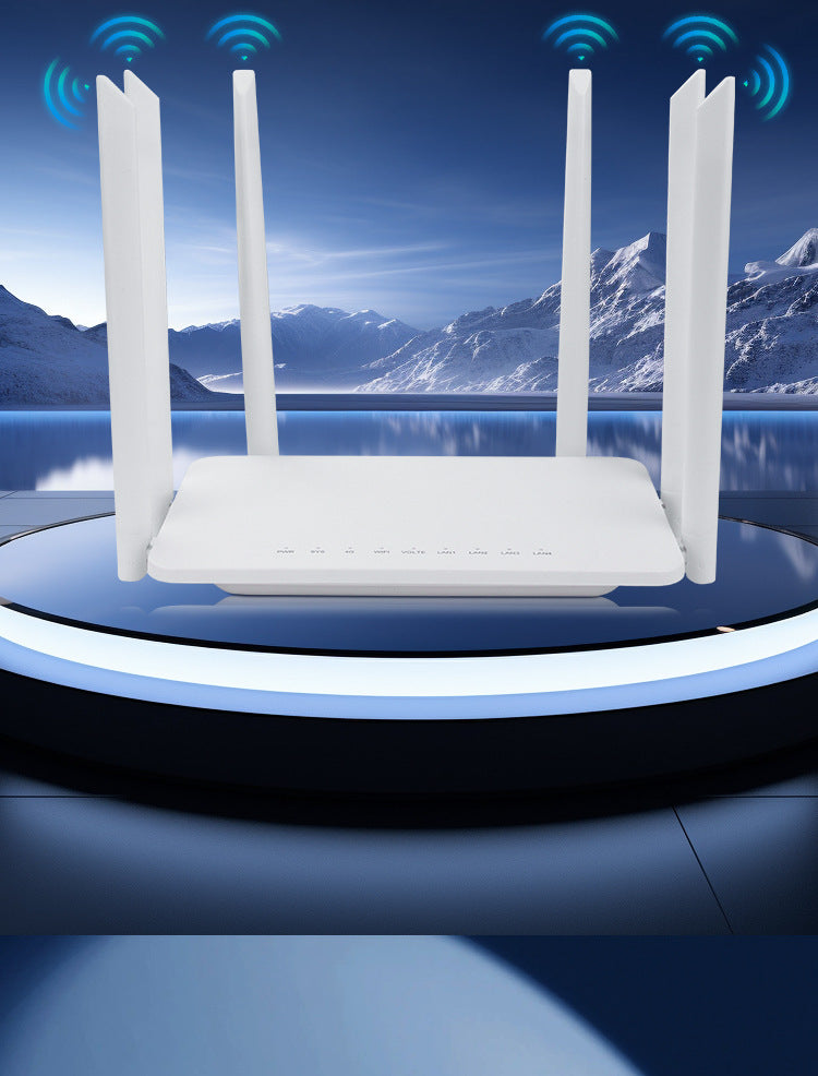 4G router-less WiFi6 full network connection without power, no need to install broadband plug-and-pl