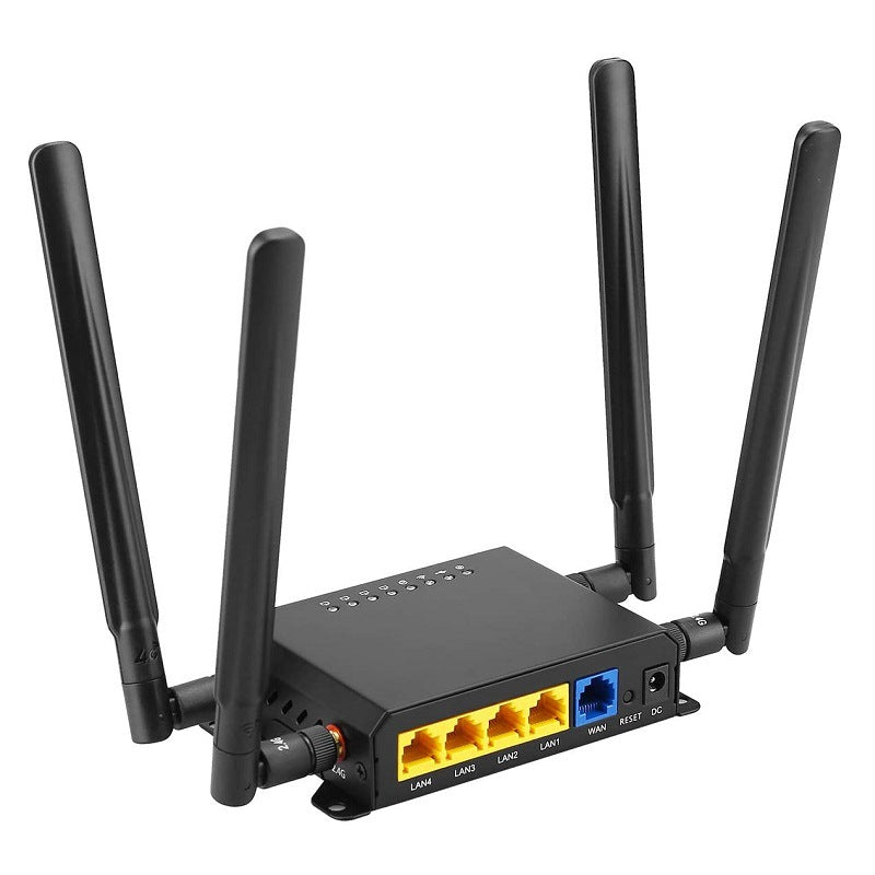 Cross -border metal shell insertion SIM card 4G industrial -grade wireless router turns with WIFI6 h