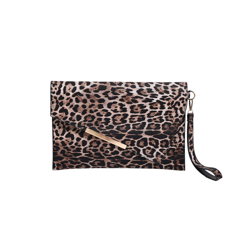 Fashionable elegant universal shoulder bag for leisure, small clutch bag, food bag