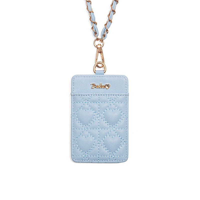 Blue card holder