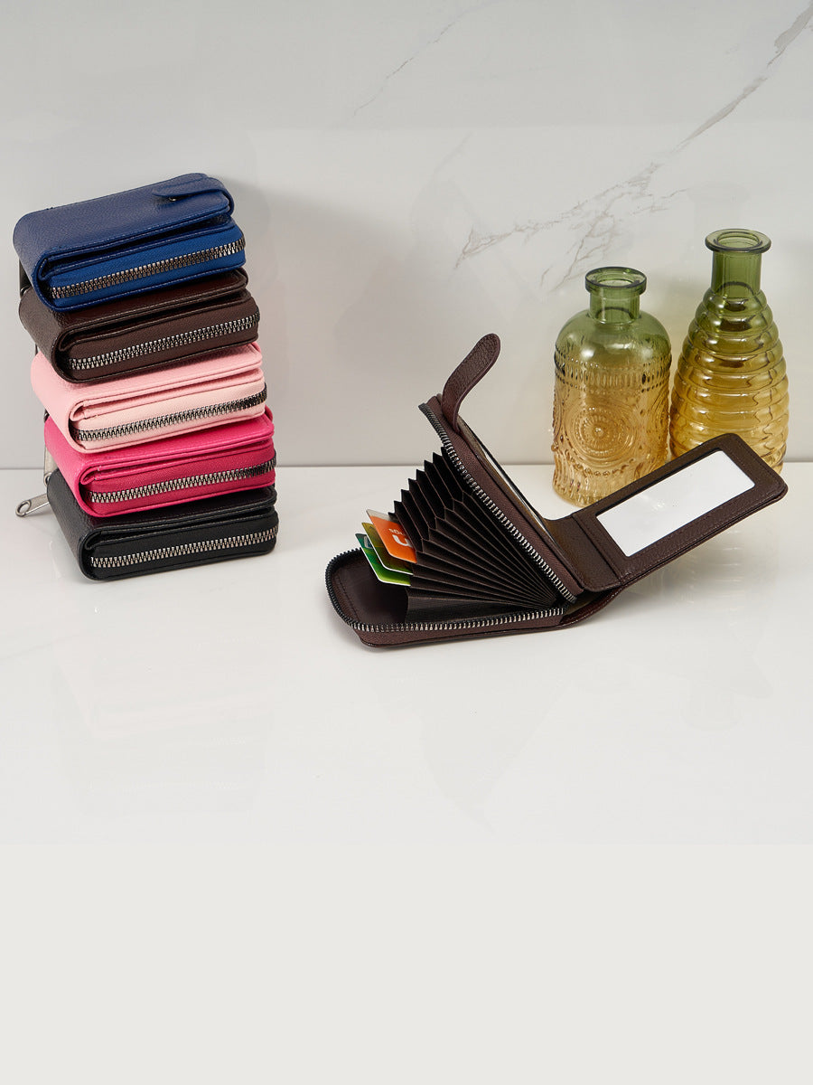 Universal capacious case for men and women with zipper for driver's license, organ, card holder