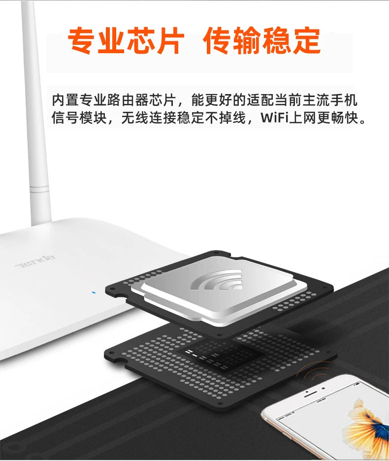 Tenda TendaAC11 commercial 5g optical fiber dual-band gigabit routing wireless wifi high-speed wall 