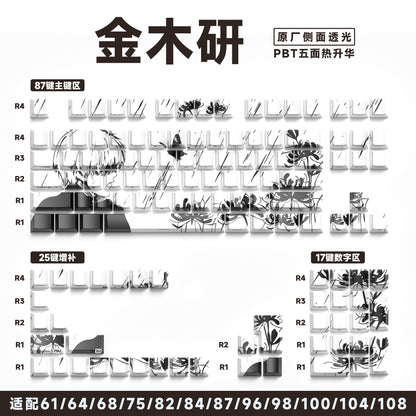 [Kanekiken] Original factory side engraved 129 keys [boxed]