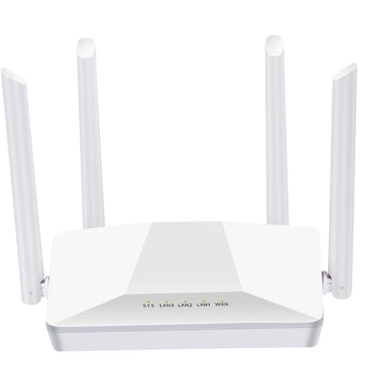 Dual-band four-antenna 100M wireless router home WiFi wall-penetrating king wireless 4G high-speed a