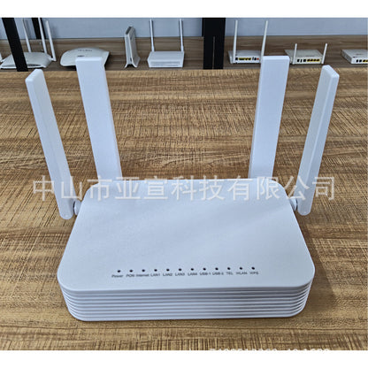Optical cat F890L 5G WiFi6 ONT ONU Gpon 4 Gigabit port dual-band English firmware foreign trade mode