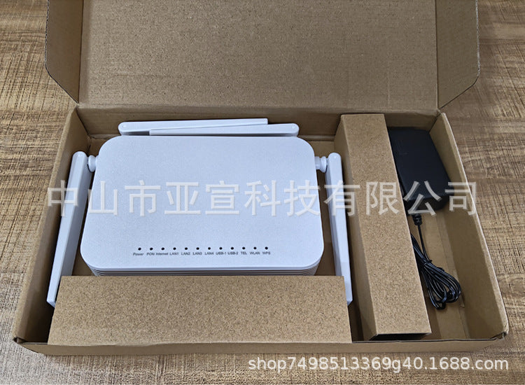 Optical cat F890L 5G WiFi6 ONT ONU Gpon 4 Gigabit port dual-band English firmware foreign trade mode