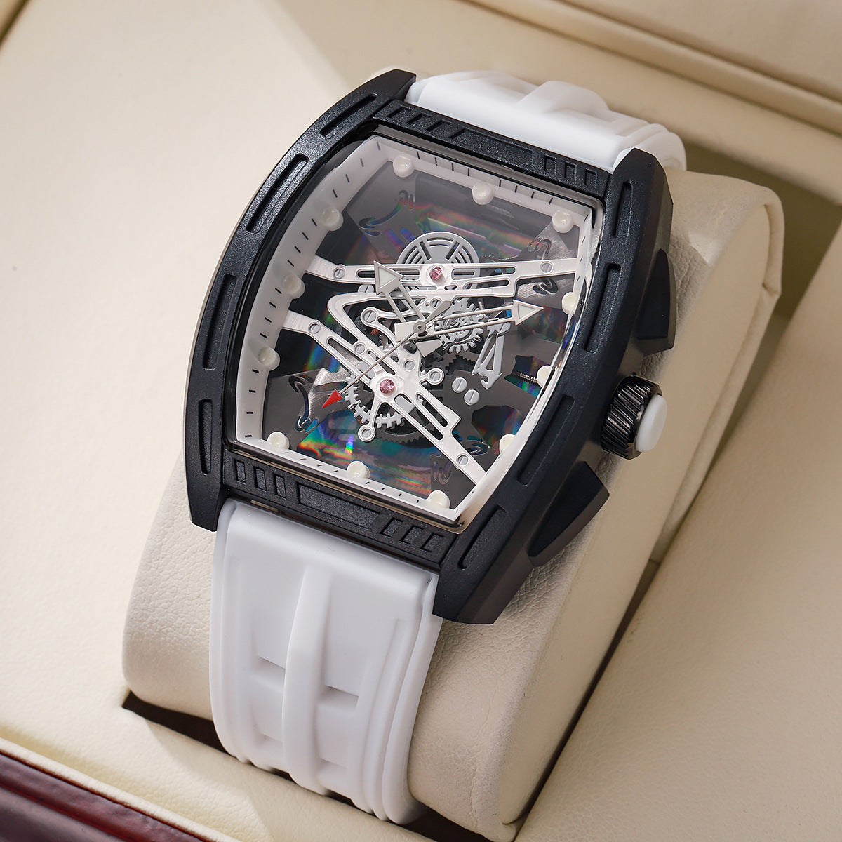 #1 Black shell and white strap GS2603