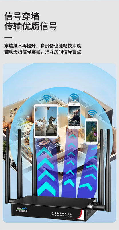 Wireless router home gigabit high-speed wireless wifi 100 megabit port student dormitory home small 