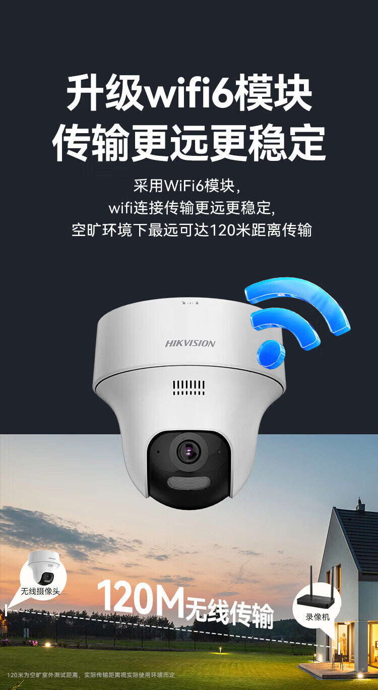 Hikvision (Hikvision) Camera Indoor Wireless Dome Network Camera with Human Detection K