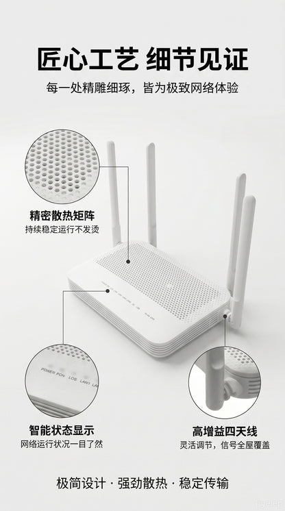 EG8245W5 Gigabit optical modem XPON ONT dual-band WiFi 4-port Gigabit + USB + voice port