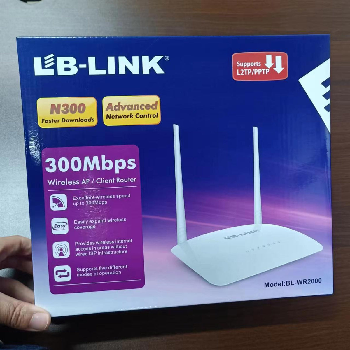 Bilian 300m Sino-British Router smart Wireless Router Wireless WiFi home route WR2000