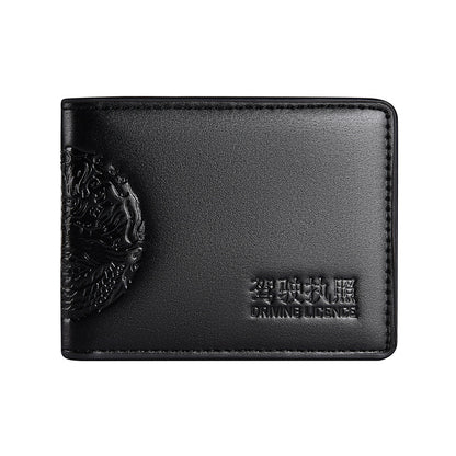 Universal men's card holder for driver's license, protective case, 2 in 1