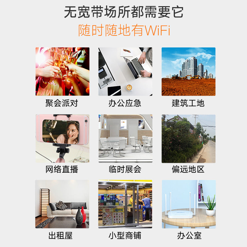4G household commercial use wall king router intelligent wireless plug -in card all three networks W