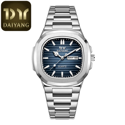 Daiyang Brand New Men's Watch Waterproof Luminous Dual Calendar Watch Men's Ultra-Thin Quartz Watch 