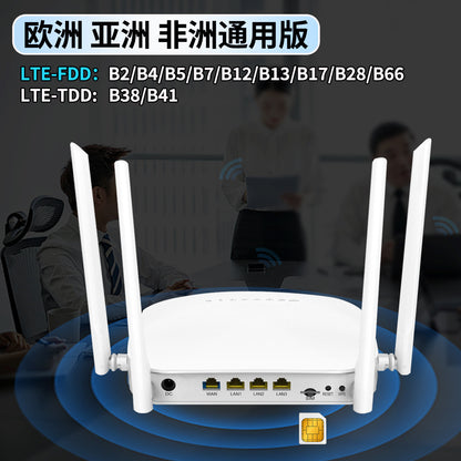 US version of full Netcom plug -in 4G phone SIM traffic card to wifi hot Gigabit broadband wireless 