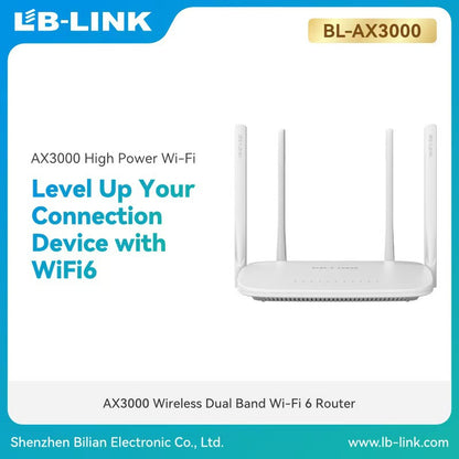 LB-LINK AX3000M Wireless Dual Band Wi-Fi 6 Rout MESH High