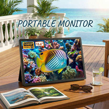 Laptop, handheld light and thin LCD display, 15.6 inch