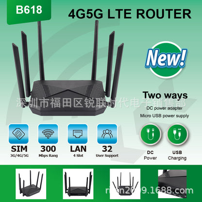4G wireless WIFI router Gigabit Gigabit non -broadband CAT4 card plug -in route manufacturer all Net