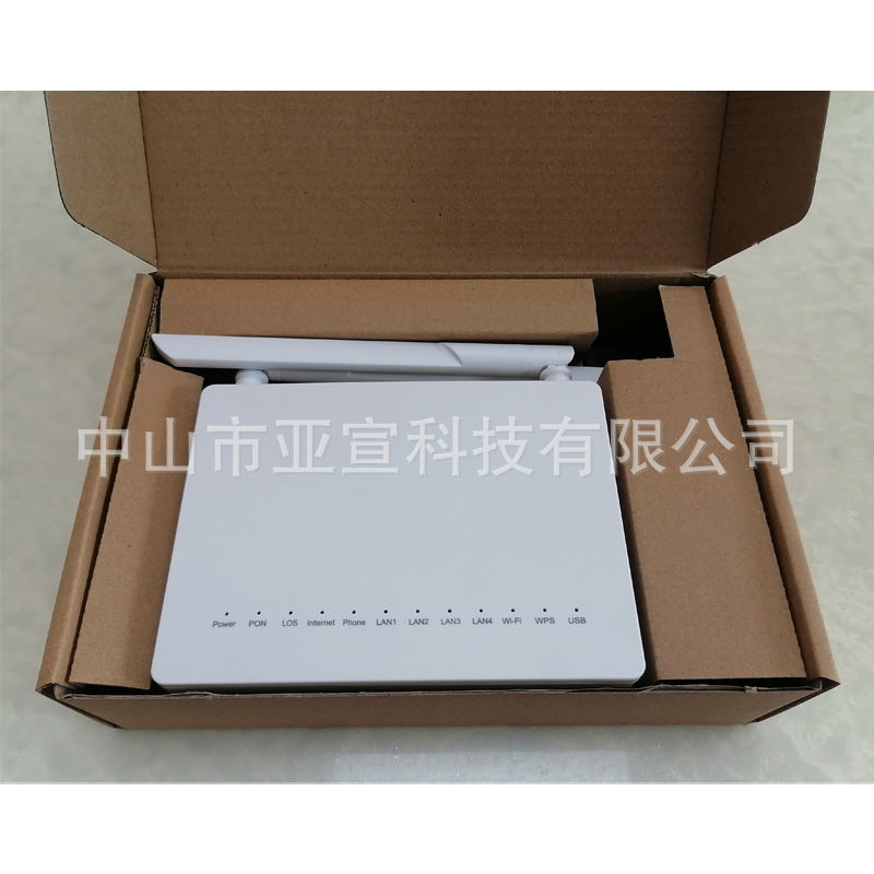F663NV3A Optical Cat Gpon ONT 1GE+3FE+1Pots+USB+Wifi English Firmware Foreign Trade Cross-Border