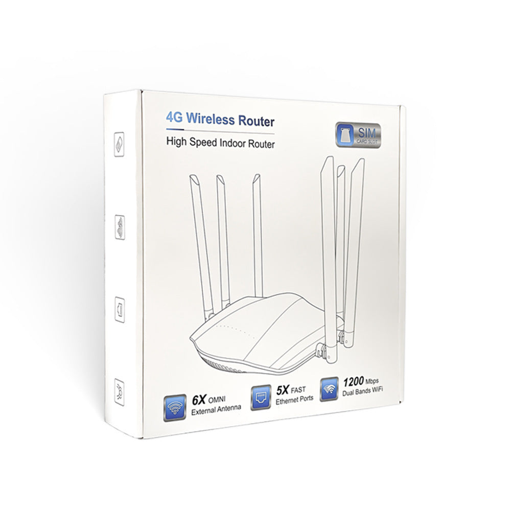 Wow&customized 4G router 1200M dual-band WIFI6 Iranian enterprise office Gigabit R106-AC