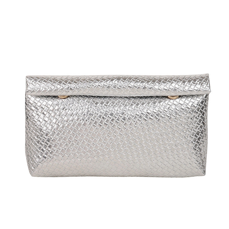 Summer solid color elegant high quality small clutch bag, high-end