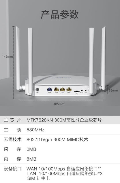 US version of full Netcom plug -in 4G phone SIM traffic card to wifi hot Gigabit broadband wireless 