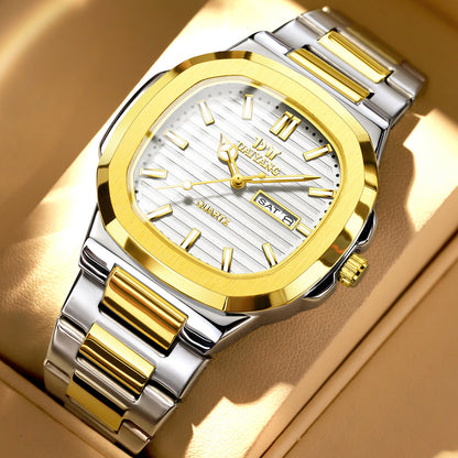 Daiyang Brand New Men's Watch Waterproof Luminous Dual Calendar Watch Men's Ultra-Thin Quartz Watch 