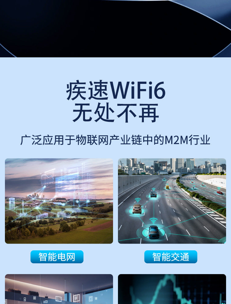 4G router-less WiFi6 full network connection without power, no need to install broadband plug-and-pl