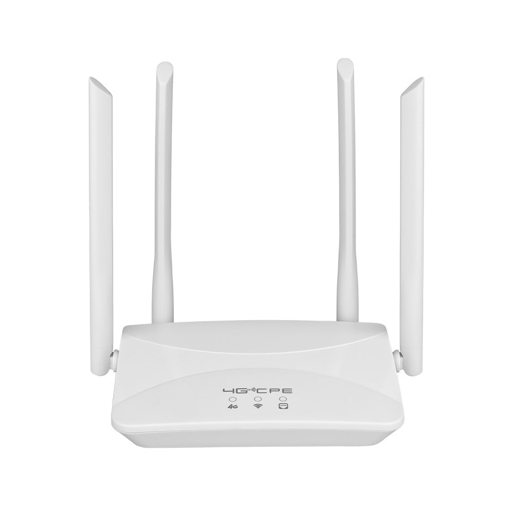 4G Wireless Router Insert SIM Card Four Antennas Home Broadband Internet Router 4G WiFi Router