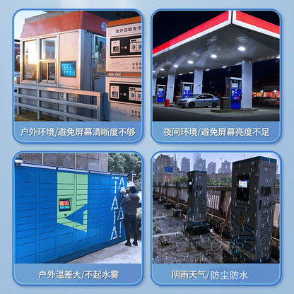 Dynamic embedded industrial touch LCD display, touch screen