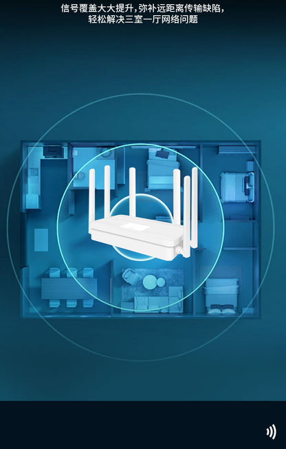 WIFI6 Gigabit High Speed ​​AX3000 home router 5G dual -frequency wall -piercing king whole house cov