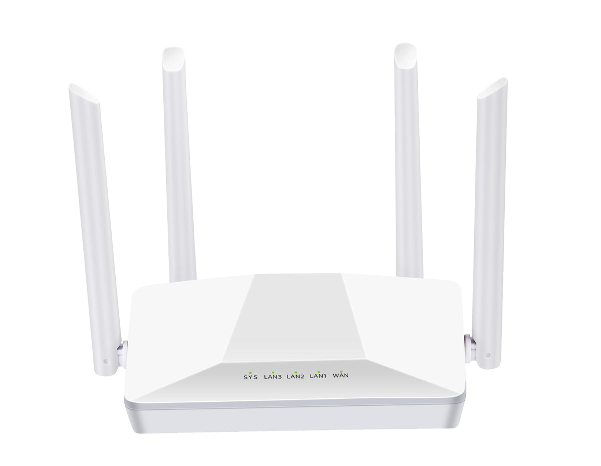 Dual-band four-antenna 100M wireless router home WiFi wall-penetrating king wireless 4G high-speed a