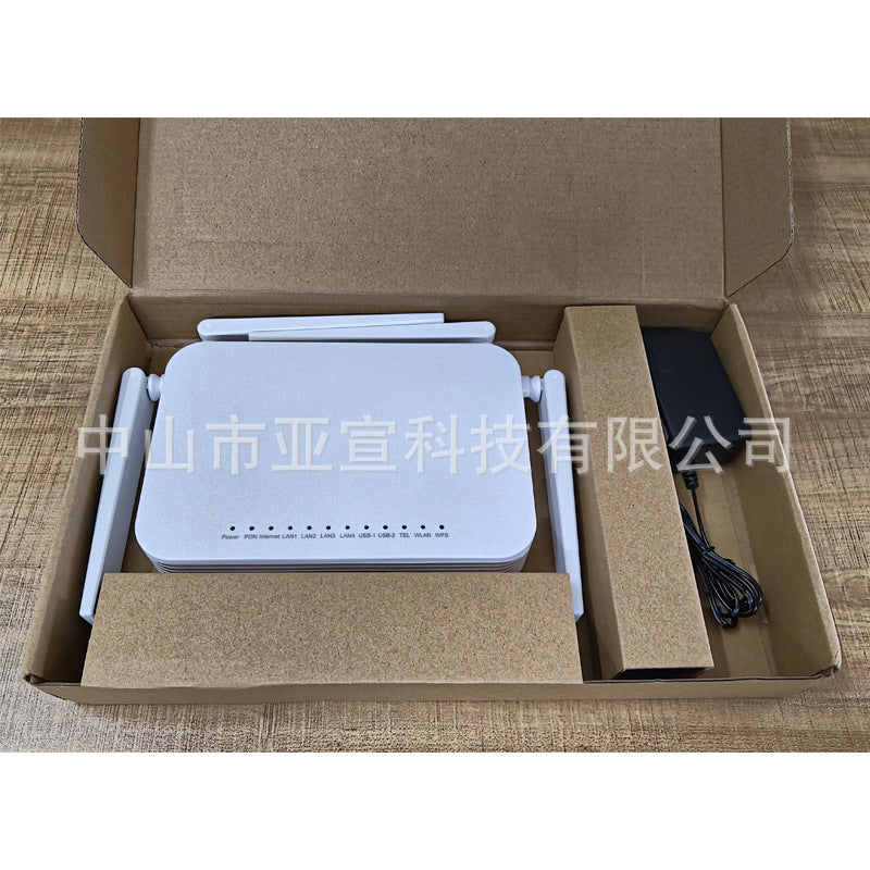 Optical cat F890L 5G WiFi6 ONT ONU Gpon 4 Gigabit port dual-band English firmware foreign trade mode
