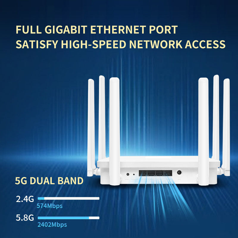 Whole house covers large apartments for home WiFi 6 Gigabit high-speed AX30005G dual-band wall-throu