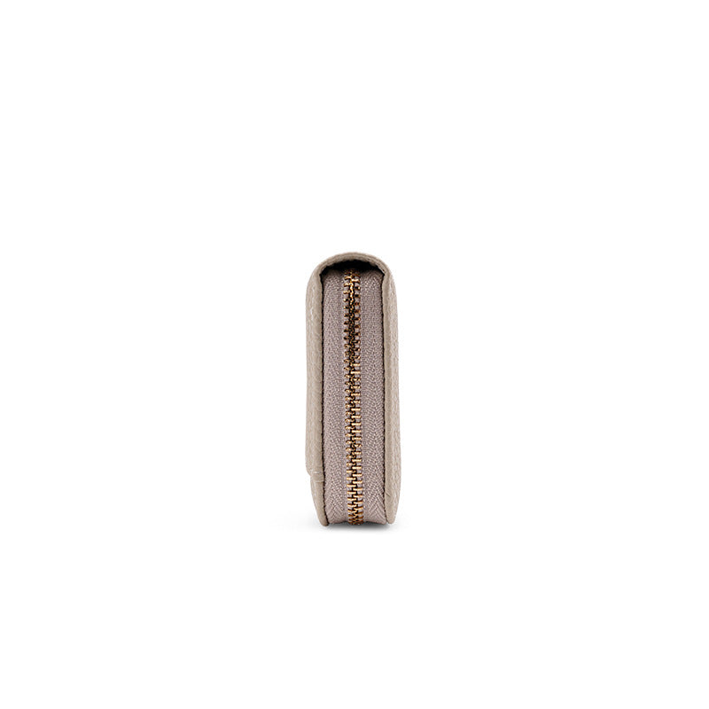 Japanese sophisticated card holder, shoulder bag, capacious wallet, chain with zipper, fresh small b
