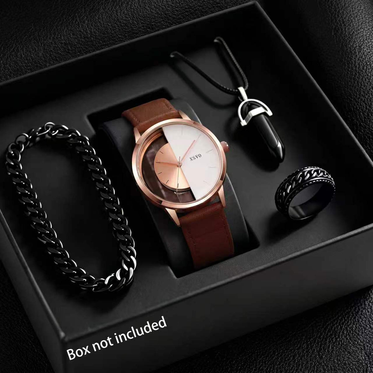 Brown set, box
