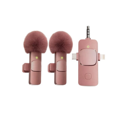 Fuchsia microphone, mobile phone