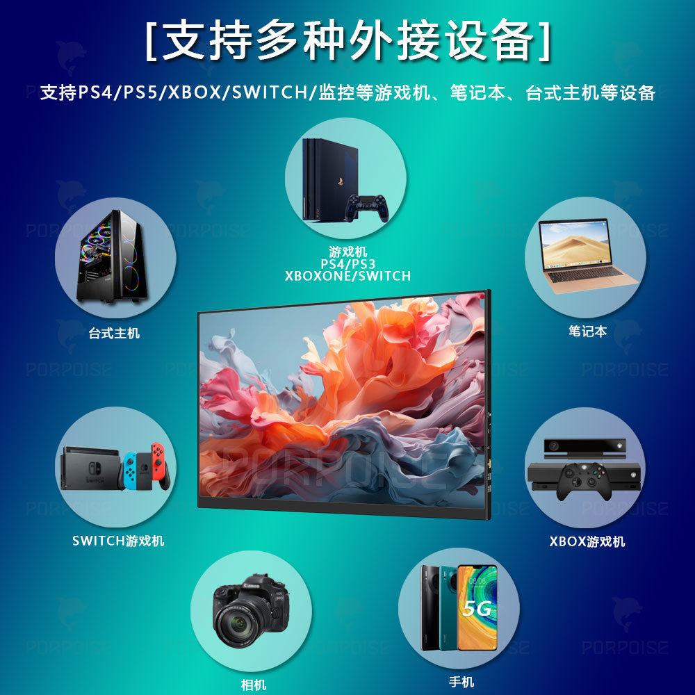 Handheld LCD display, laptop, mobile phone, monitor, 17.3 inch, 144Hz