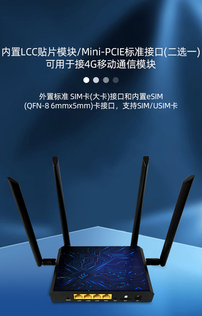Full Netcom 4G Cardrobe 300 Million Smart MT7628 Watch Dogs IoT wireless router manufacturer