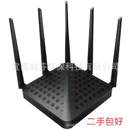 Second -hand Tengda FH1202 High -speed WiFi Passing Wall 1200M Passing Wall Enhanced Wireless Router