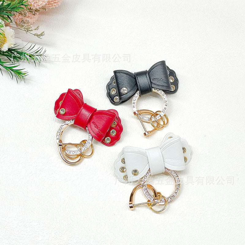 (Cross-border trading), cute keychain with bow, Tabi for keys, new collection