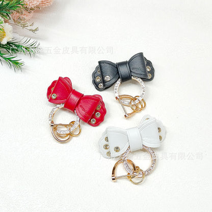 (Cross-border trading), cute keychain with bow, Tabi for keys, new collection