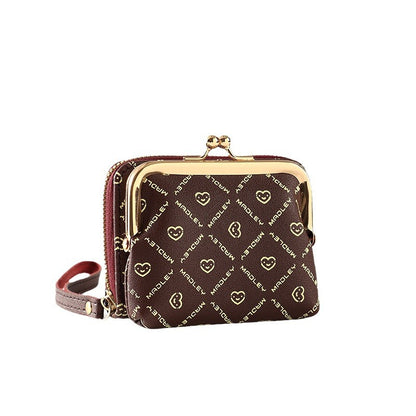 Card holder, set, retro high quality wallet