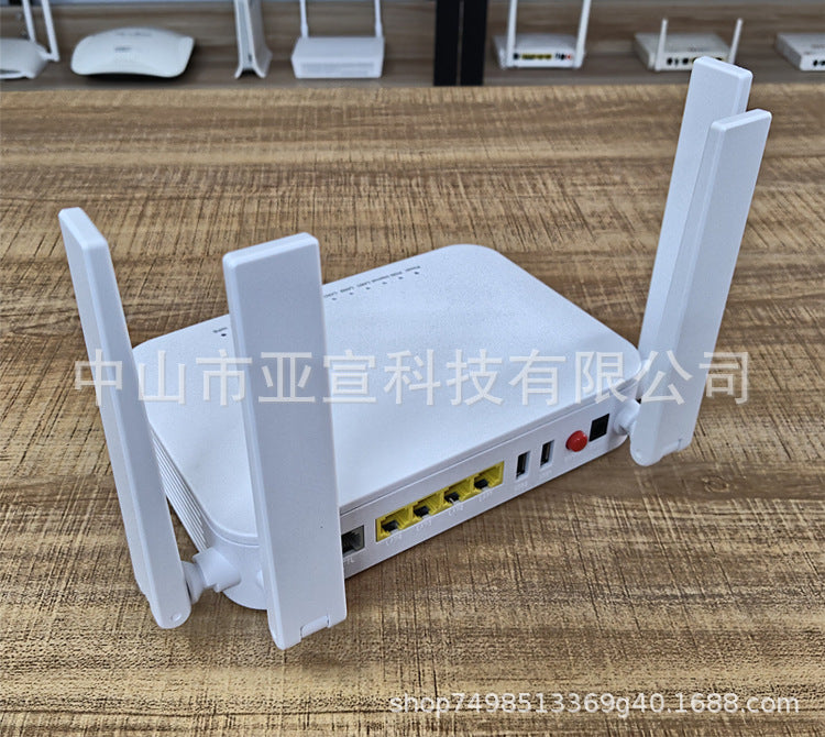 Optical cat F890L 5G WiFi6 ONT ONU Gpon 4 Gigabit port dual-band English firmware foreign trade mode