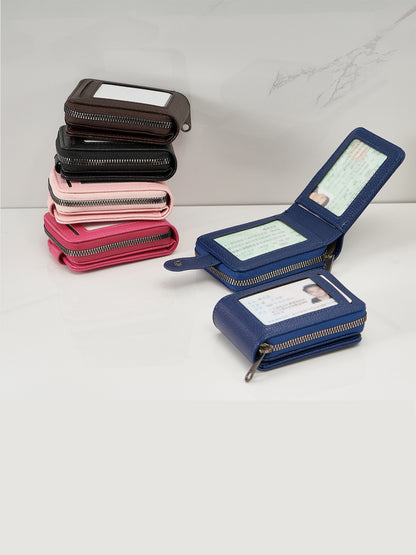 Universal capacious case for men and women with zipper for driver's license, organ, card holder