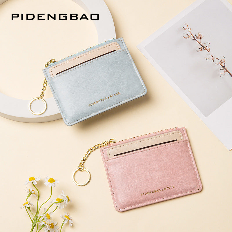 Cross-Border Korean Version of the New Detachable Dual-Purpose Wallet Card Holder for Women, Multifu