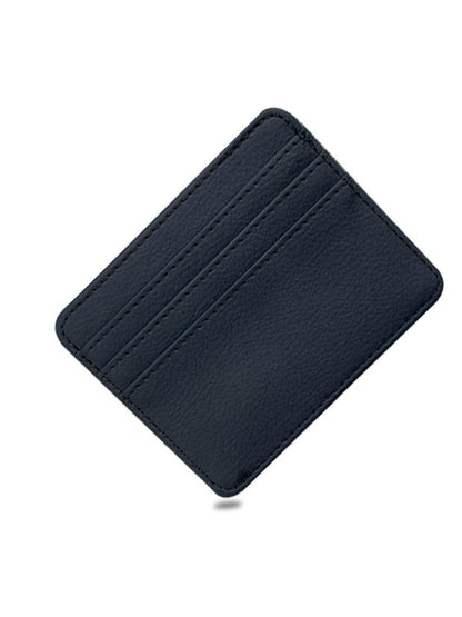 (), thin capacious universal sophisticated polyurethane card holder for men and women